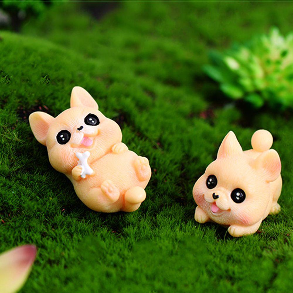 Đồ trang trí Chú Chó Mắt To Dễ Thương Trang Trí Sân Vườn