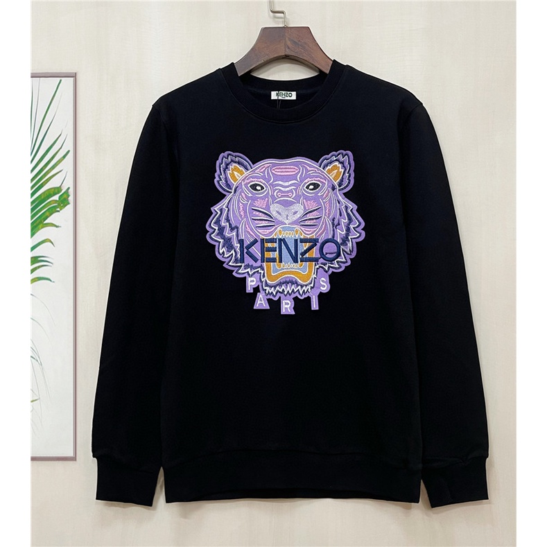 Áo sweater cotton Tay Dài Cổ Tròn Thêu Họa Tiết Thời Trang Thu Đông Mới 2022 Size S-4XL