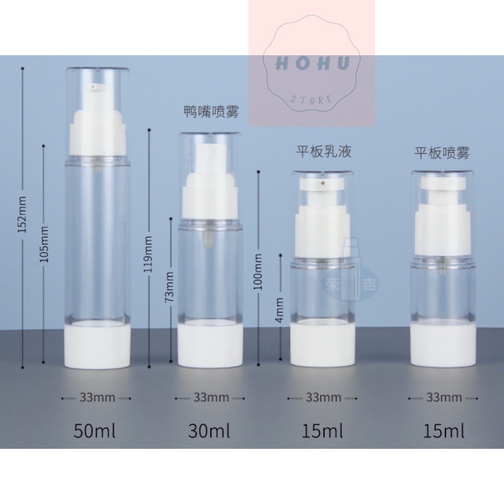 Lọ chiết mỹ phẩm tiết kiệm mỹ phẩm