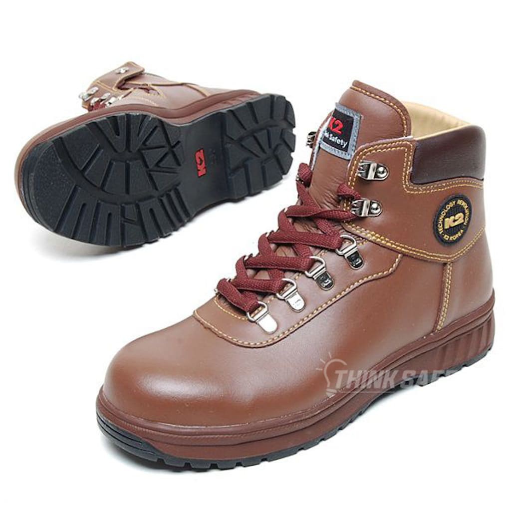 Giày bảo hộ Hàn Quốc K2-14 da bò thật, chống tĩnh điện, chống đâm xuyên, chống trơn trượt - BẢO HỘ THINKSAFE