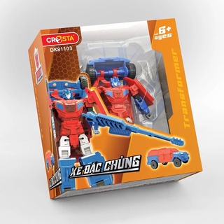 Đồ chơi duka: robot biến hình - xe đặc chủng dk81103