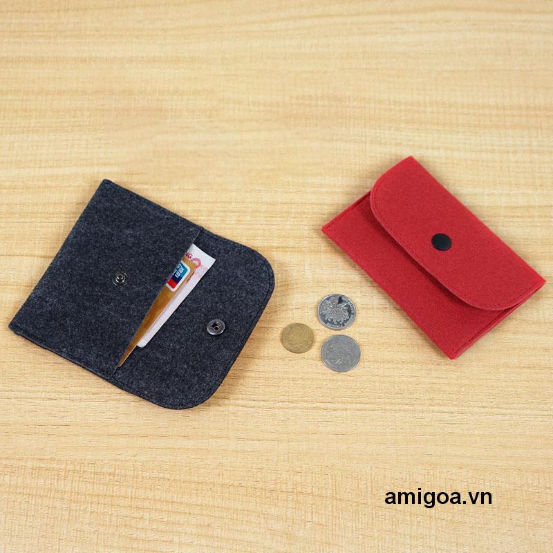 Túi Vải Nỉ Đựng Điện Thoại Di Động Tiện Dụng