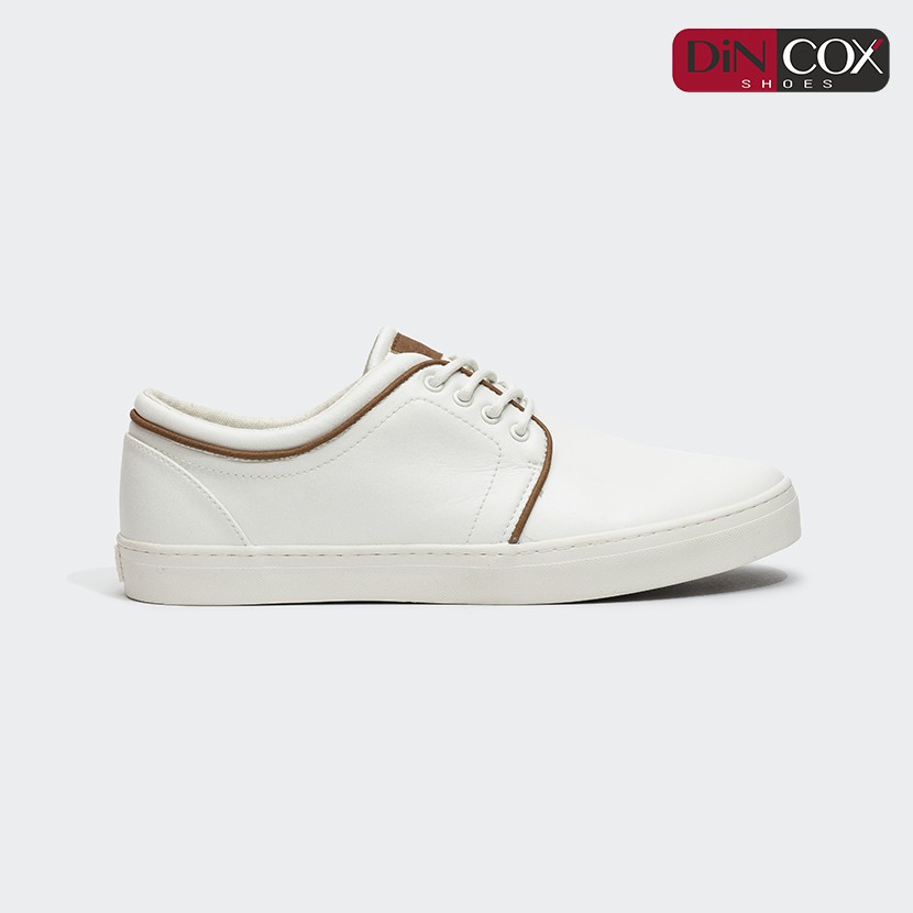 Giày Sneaker Da Nam DINCOX C03 Khí Chất Lịch Thiệp White