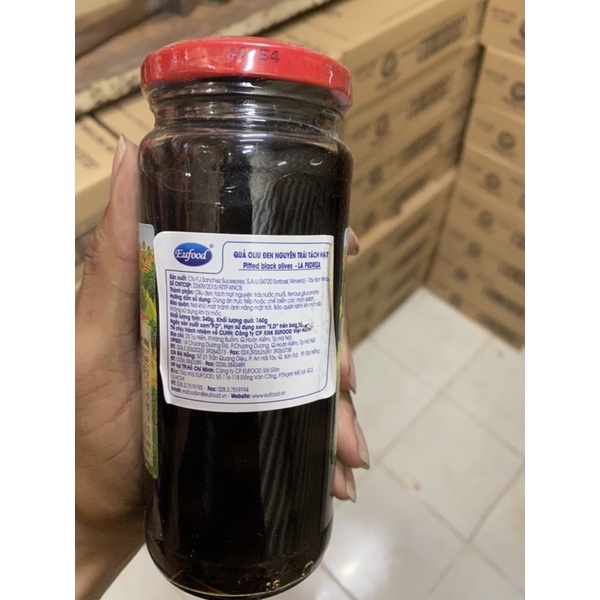 QUẢ OLIU ĐEN TÁCH HẠT LA PEDRIZA 340G