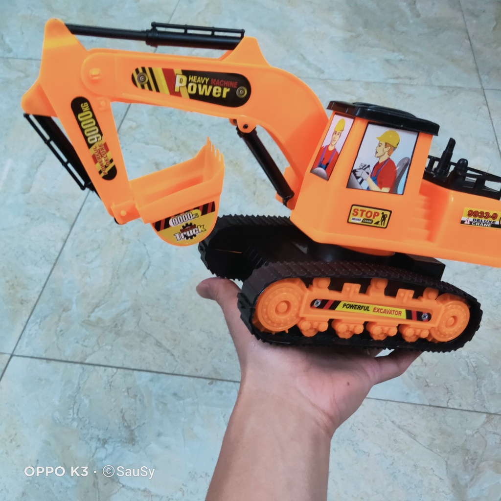 Đồ chơi Xe Máy xúc to POWER hình người lái