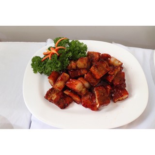 THỊT QUAY CHAY : 125k/500g