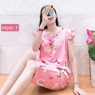 Đồ mặc nhà lửng thô lụa mát mịn