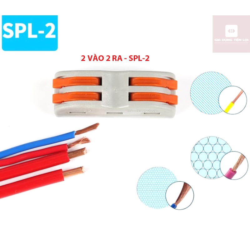 Combo đầu nối dây điện KV774 CH2 tiện dụng an toàn