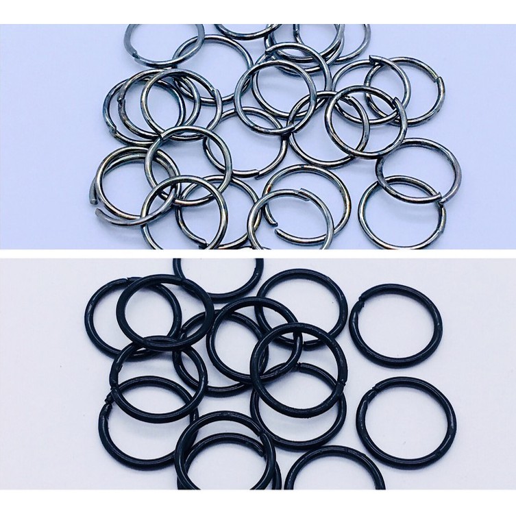 Set 200 Vòng Kim Loại 4-12mm Chuyên Dụng Làm Đồ Trang Sức Thủ Công