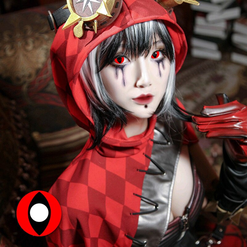 Cặp Kính Áp Tròng CALK Nhiều Màu Tùy Chọn Dành Cho Bạn Nữ Trang Điểm Hóa Trang Trọng Dịp Halloween