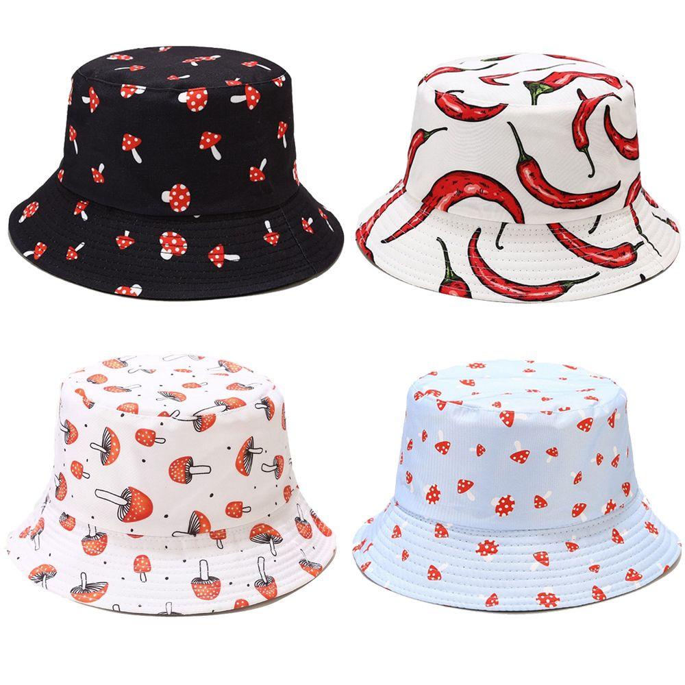 Nón Bucket Hoạ Tiết Nấm Đáng Yêu