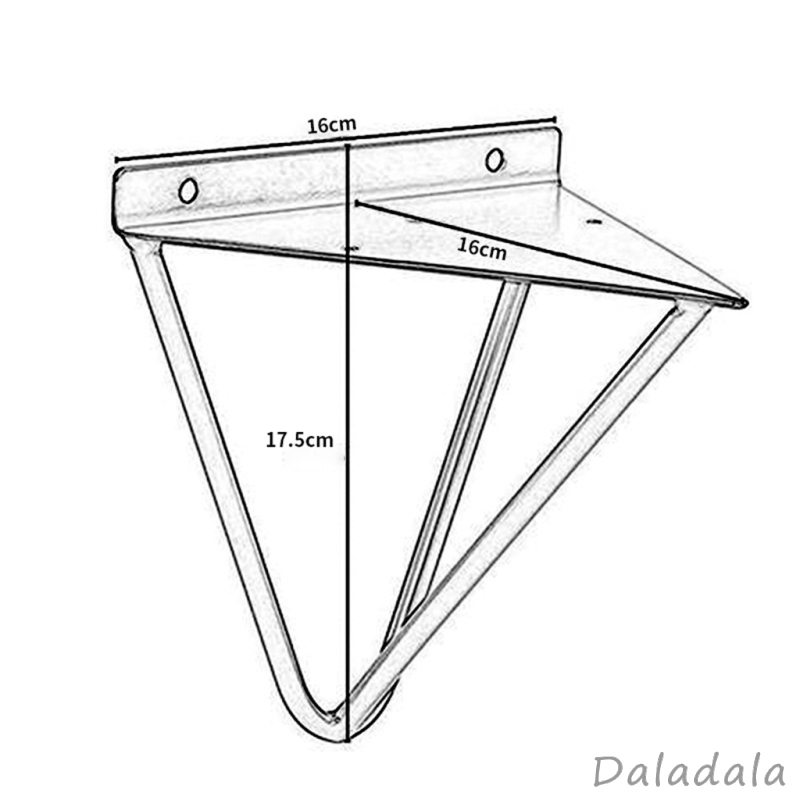 Bộ 2 Giá Đỡ Hình Tam Giác Gắn Tường Tiện Lợi