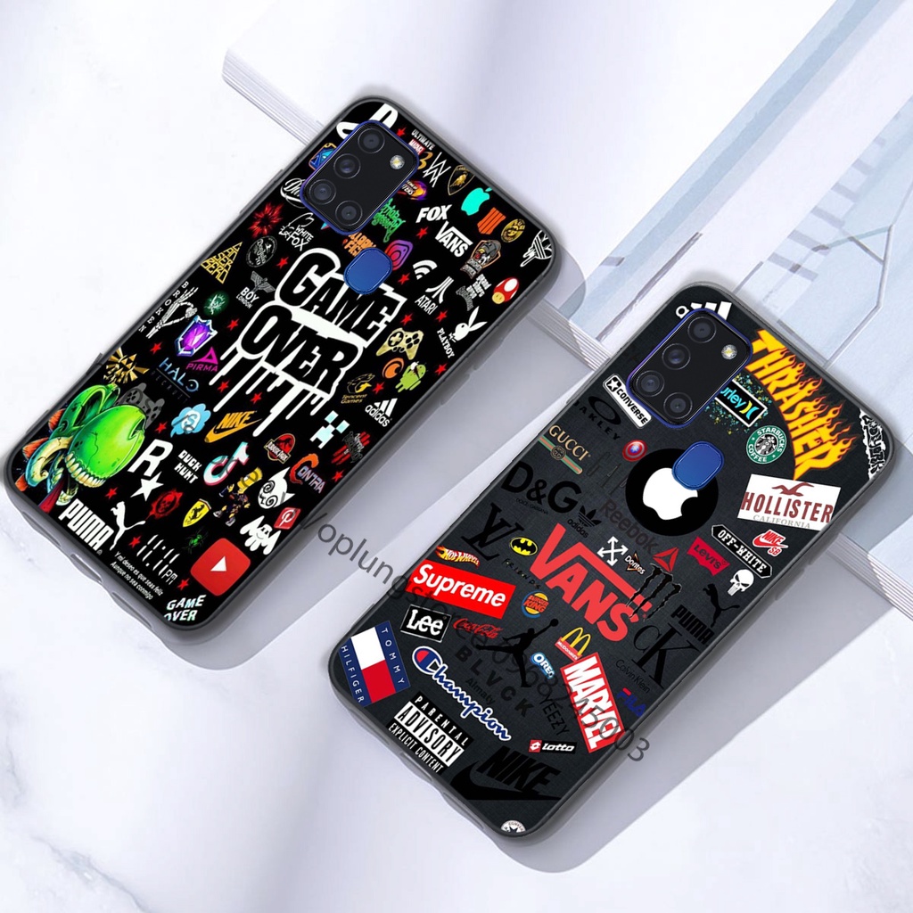 Ốp lưng samsung A21s / M31 / M51 in hình thương hiệu thời trang đa sắc cá tính
