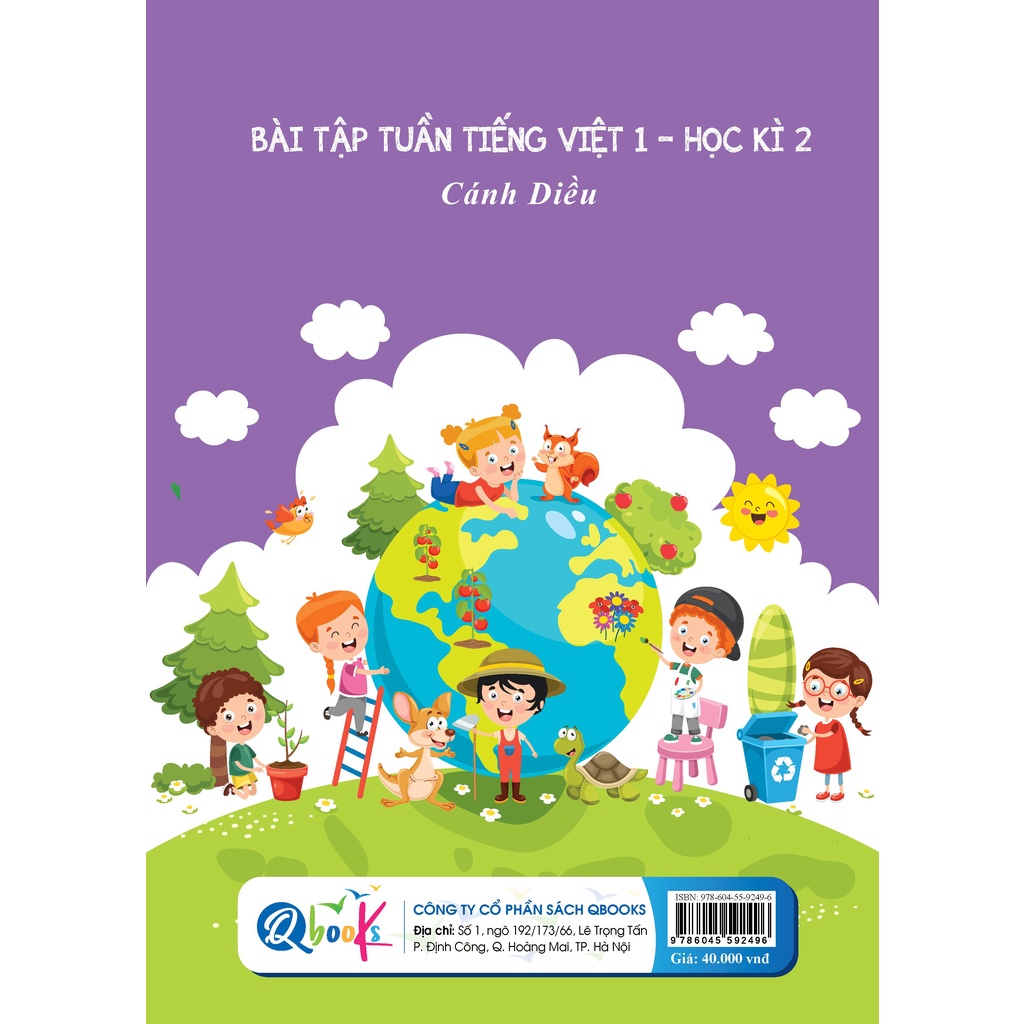 Sách - Bài Tập Tuần Tiếng Việt 1 Tập 2 ( Cánh Diều )