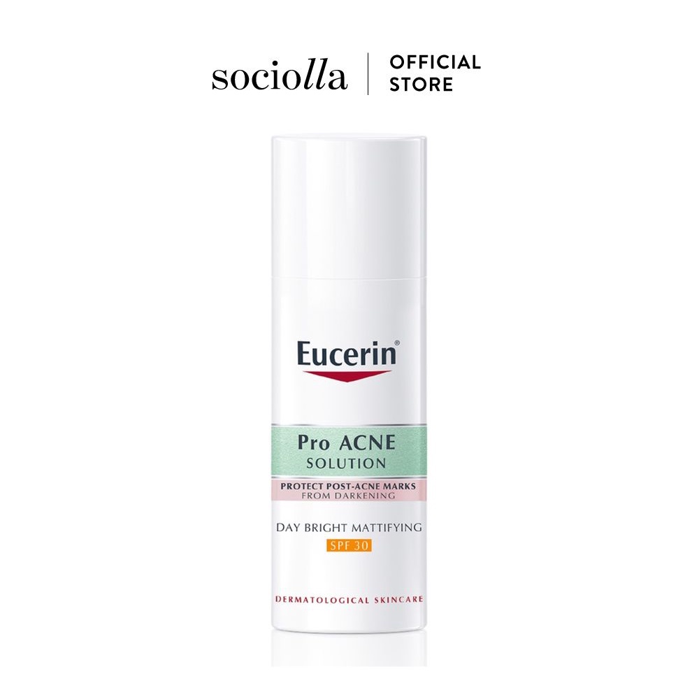 Kem Dưỡng Cho Da Thâm Mụn Eucerin Pro Acne Solution Day Bright Mattifying SPF30 50 ml