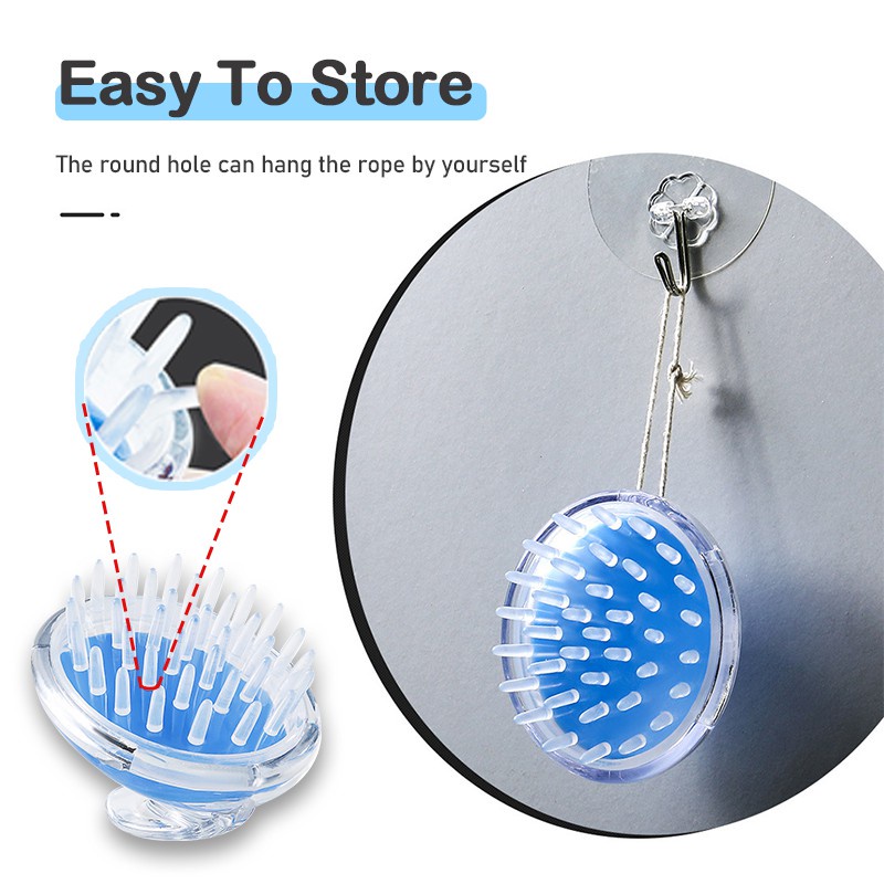 1 Lược Mát Xa Da Đầu Khi Tắm Tiện Dụng