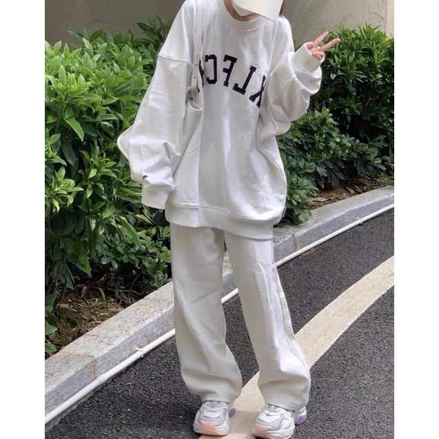 Áo SWEATER chữ nổi “ KXLFCHN “ Chất nỉ bông xịn mịn form rộng Unisex thoải mái nam nữ cực đẹp cực xịn | BigBuy360 - bigbuy360.vn