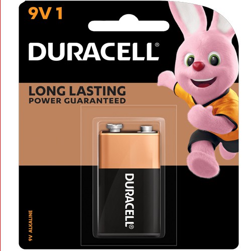 Pin 9V Duracell cao cấp MN1604 vỉ 1 viên chính hãng