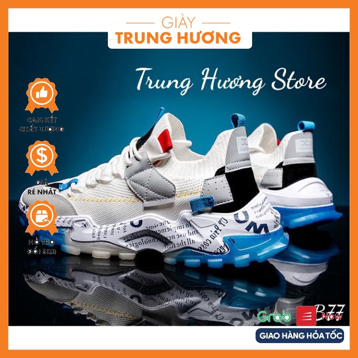 [HÀNG CHÍNH HÃNG] Giày Thể Thao Nam, Giầy Sneaker SIÊU ÊM VÀ BỀN - Giày Trung Hương Sport Fashion AA fullbox sịn