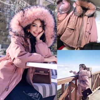 Áo khoác Parka lót lông siêu ấm 🐰