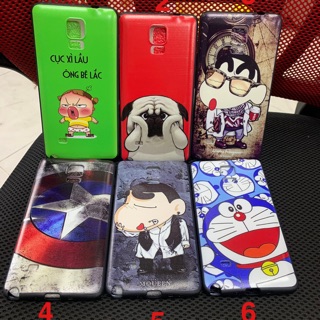 Ốp lưng samsung note 4 dẻo in hình dễ thương