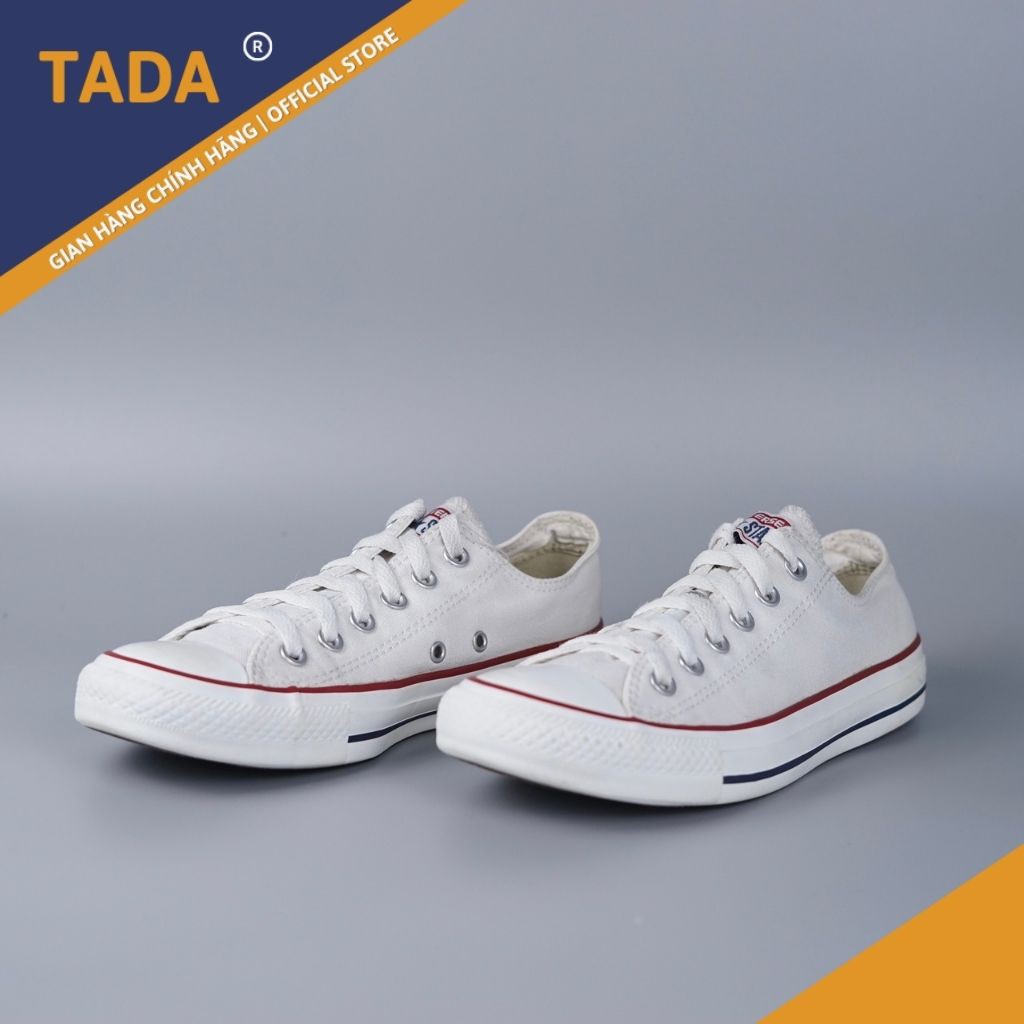 [Giày 2hand real] Giày Converse Low White Real 2hand Cond 9+