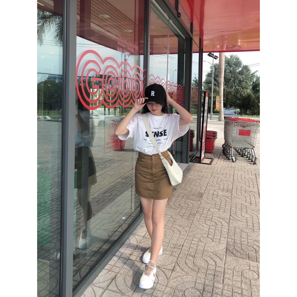 Chân Váy Chữ A Kaki Có Bigsize Váy Ngắn Nữ Lưng Cao Kiểu Dáng Bassic