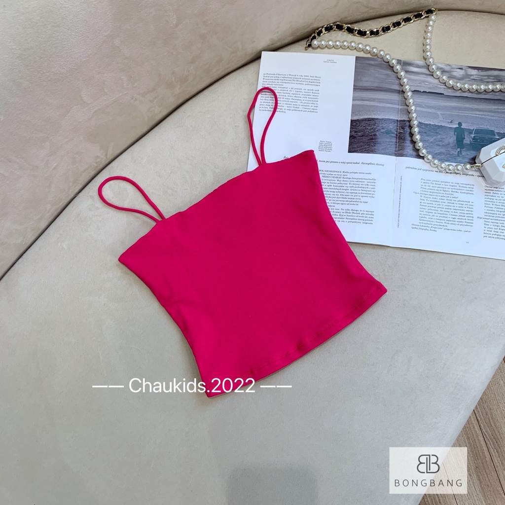 Áo 2 dây cho bé gái, áo mặc hè siêu hot 2022 AO003