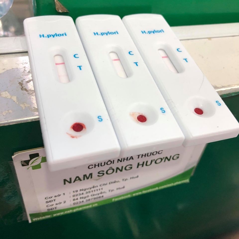 Combo 4 Bộ Kit Que thử test thử nhanh HIV Viêm gan B Viêm Gan C Loét dạ dày tại nhà (hoặc kèm thêm giang mai)