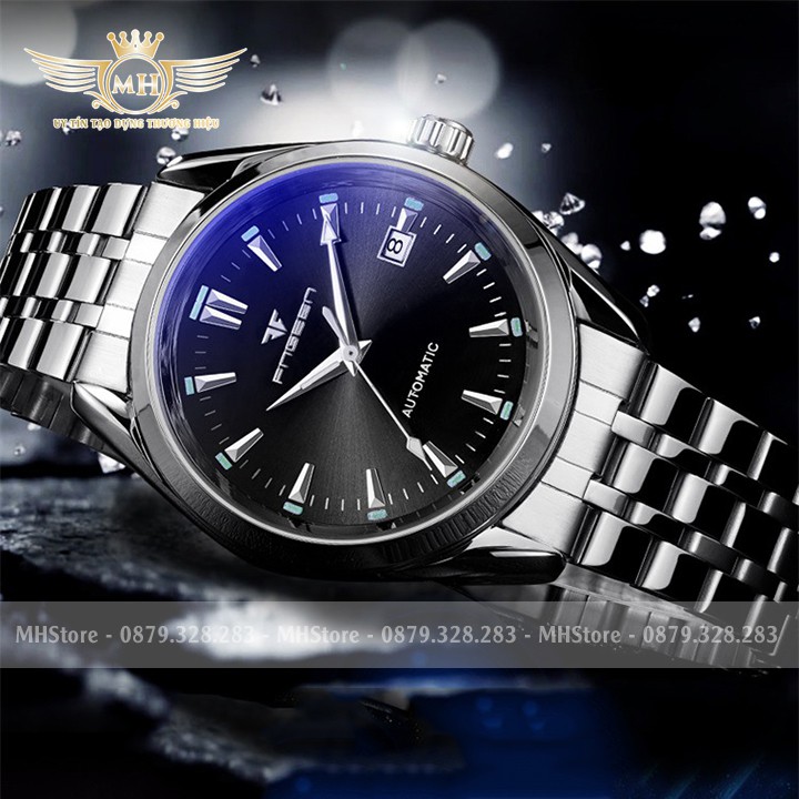Đồng hồ cơ nam Fngeen 6612 automatic, cơ tự động dây thép không gỉ, đẹp chính hãng [Tặng tháo dây] | BigBuy360 - bigbuy360.vn