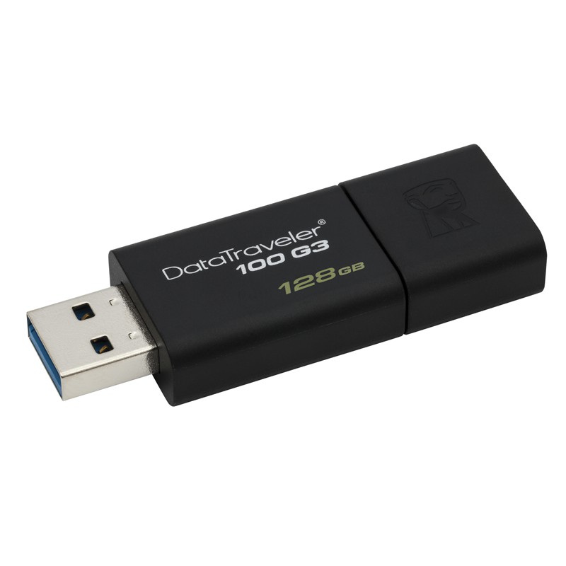 USB Kingston DT 100G3 128GB USB 3.0 - Hàng Chính Hãng