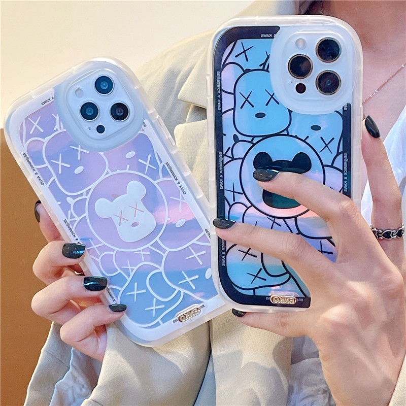 Ốp Lưng IPhone iPhone 12 13 11Pro Max Keo Mềm iPhone 7 8Plus X XS Chống Rơi Viền Tròn XR Dễ Thương 13 11 11promax 12promax Ốp Lưng Silicon Cho Điện Thoại Lsbl