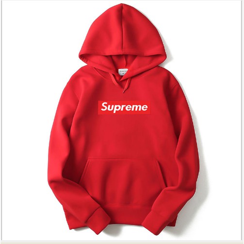 (Xả kho) Áo hoodie supreme, đen trơn nỉ bông dày (ảnh thật, video) | BigBuy360 - bigbuy360.vn