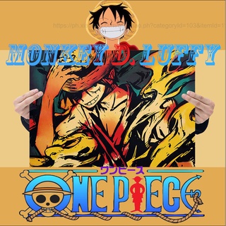 Tranh Treo Tường Trang Trí Hình One Piece 50.5x35cm