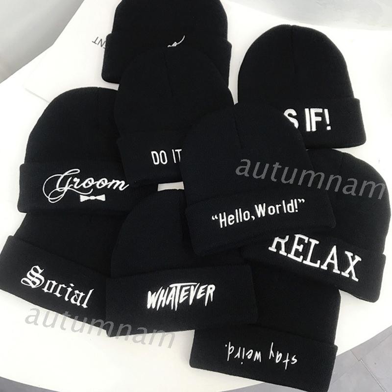 Mũ Len Trùm Đầu Cá Tính Phong Cách Hip Hop