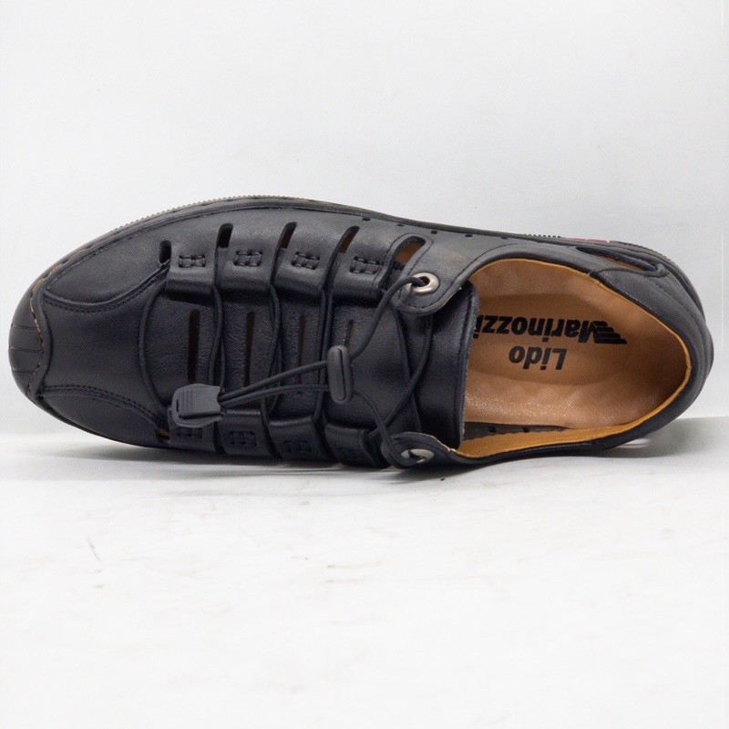 Giầy rọ nam mùa hè cao cấp siêu mềm Tomshoes, giày da mùa hè cho nam đục lỗ thoáng khí da bò nguyên tấm