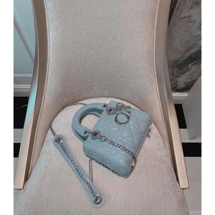 Túi Diiii o sz 18 cm full bõ kèm 2 dây đeo, da lì - kèm ảnh thật HANA BAG