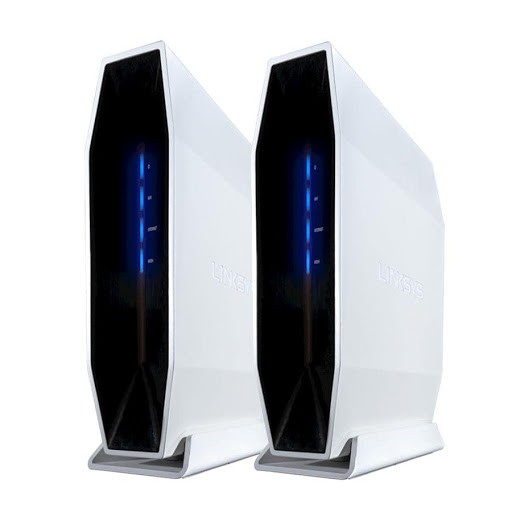 (2 Pack) Bộ phát wifi LINKSYS E9450 chuẩn AX tốc độ 5400mbps Max-stream Dual-band easy mesh wifi 6 MU-MIMO gigabit