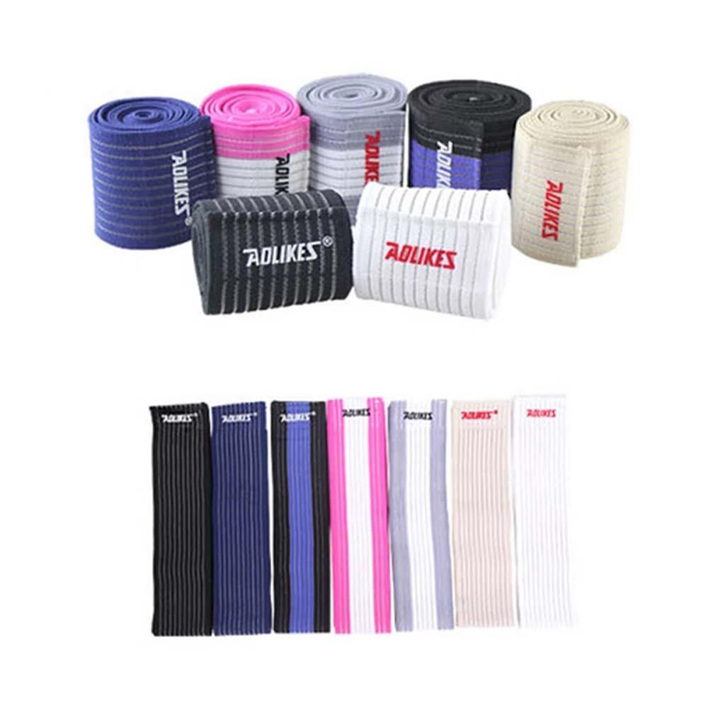 Băng Quấn Cổ Tay Co Giãn Bằng Cotton Để Tập Thể Dục Tennis Tiện Dụng