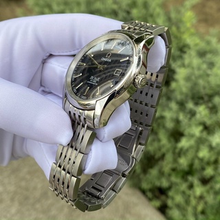 Đồng hồ nam Omega Deville 42mm máy cơ ETA Thuỵ Sĩ cao cấp, khung thép 316l, dây thép không gỉ
