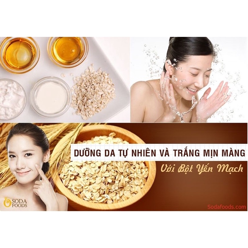 BỘT YẾN MẠCH TRẮNG DA NGUYÊN CHẤT - 100% ORGANIC | BigBuy360 - bigbuy360.vn