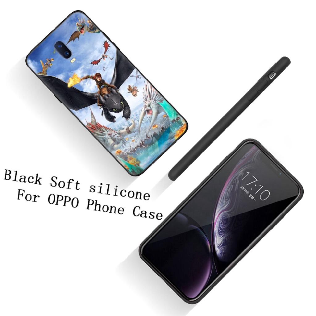 Ốp điện thoại silicon mềm hình Anime How to Train Your Dragon cho OPPO F11 R17 PRO F1PLUS A9 R9 R9S R15 A1K A5 A9 2020