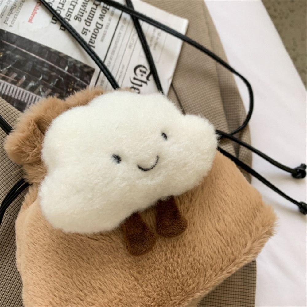 Túi đeo chéo dây rút mini hình đám mây dễ thương MIHAN1
