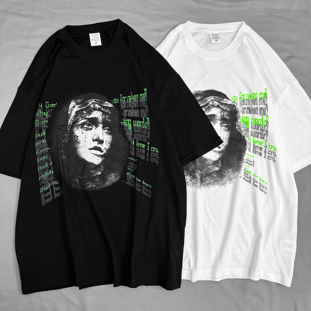 Áo thun tay lỡ nam nữ MEANSTORE phông in hình 100% cotton vải mát form rộng phong cách Ulzzang - Ảnh thật