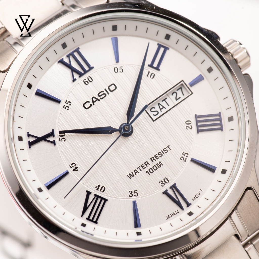 Đồng Hồ Quartz Nam Casio WATCHSTORE MTP-1384D-7A2 Thiết Kế Kính Khoáng 41mm, Dây Kim Loại, Vỏ Thép Không Gỉ