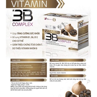Viên Uống Vitamin 3b tỏi đen Complex
