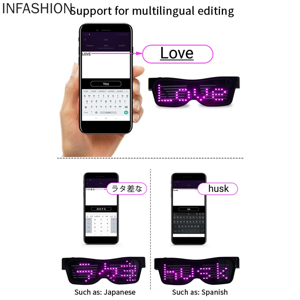 Kính Mát Tích Hợp Đèn Led Kết Nối Bluetooth Độc Đáo | BigBuy360 - bigbuy360.vn