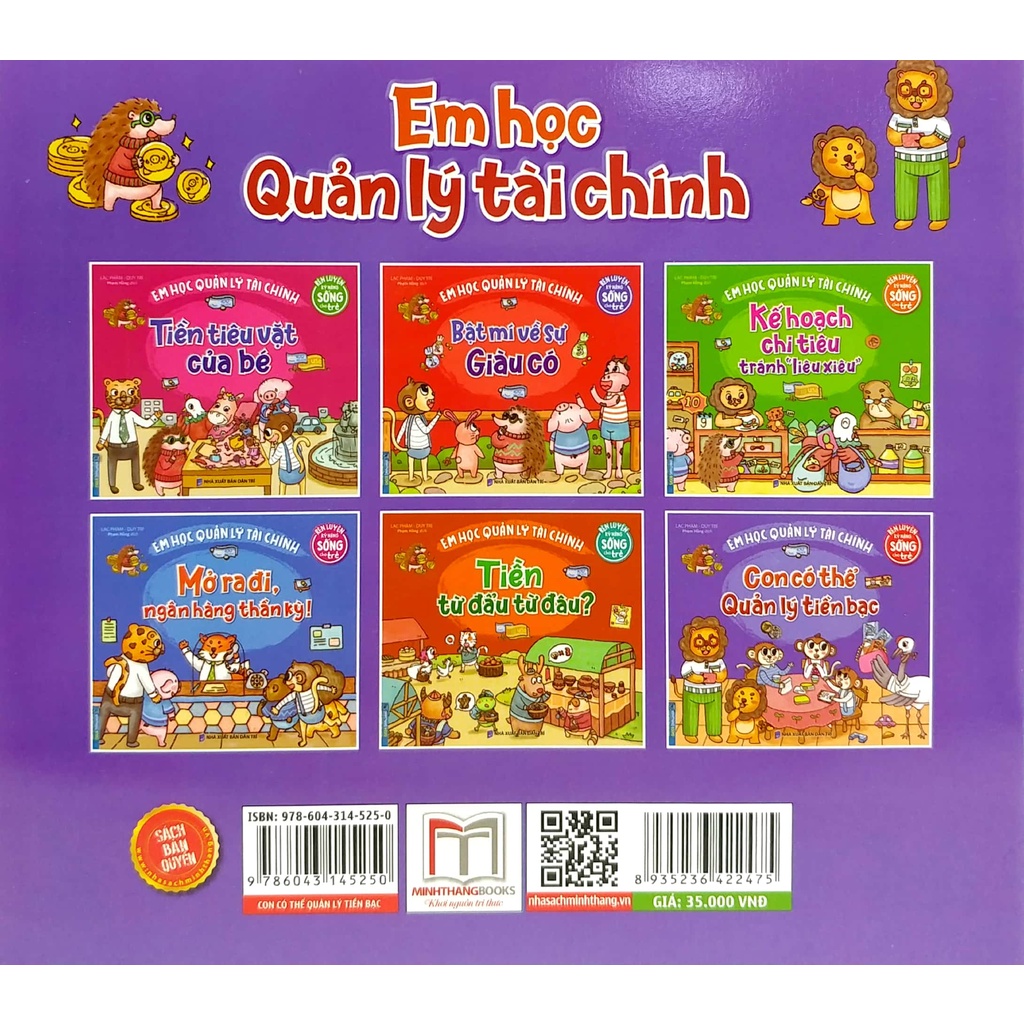 Sách Rèn Luyện Kỹ Năng Sống Cho Trẻ - Em Học Quản Lý Tài Chính - Con Có Thể Quản Lý Tiền Bạc