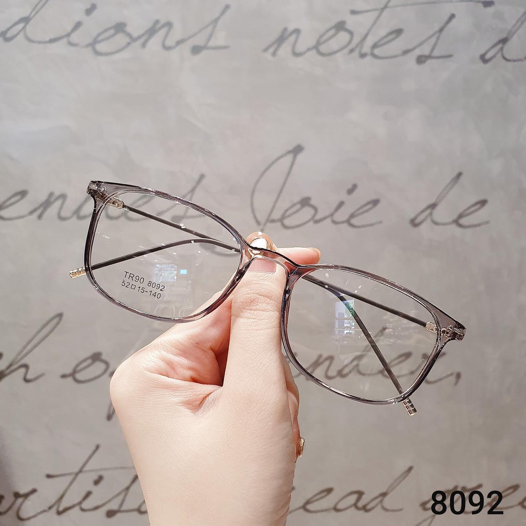 Gọng kính cận,Kính cận thời trang nam nữ 8092 Chilistore