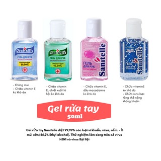 Nước rửa tay khô diệt khuẩn - Sanitelle ❤ Freeship ❤ An toàn, chứng nhận quốc tế